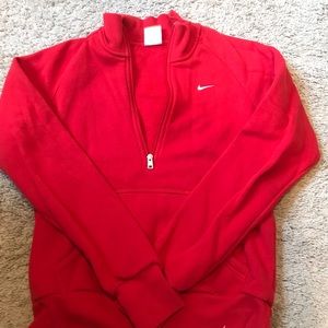EUC women’s Nike red sweatshirt.